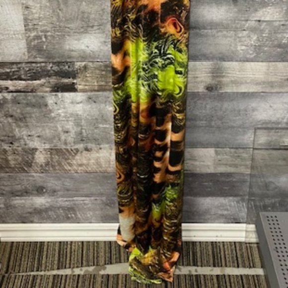 GOTSTYLE Animal Print Travel Resort Long Dress - Size: L - MI USA - **EUC** - Picture 3 of 6